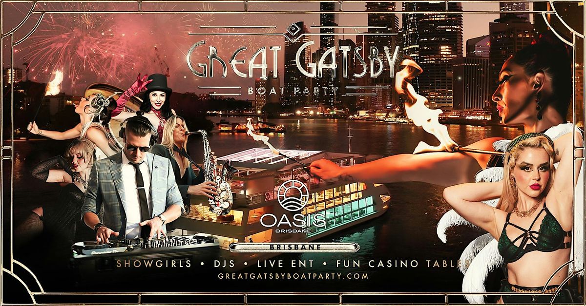 Great Gatsby Boat Party | Brisbane 13 September 2025