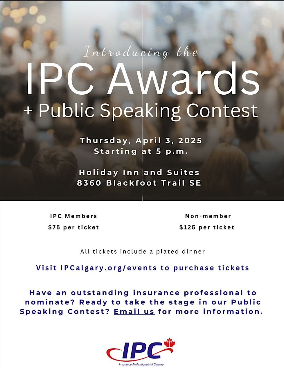 Insurance Professionals of Calgary Awards & Public Speaking Contest