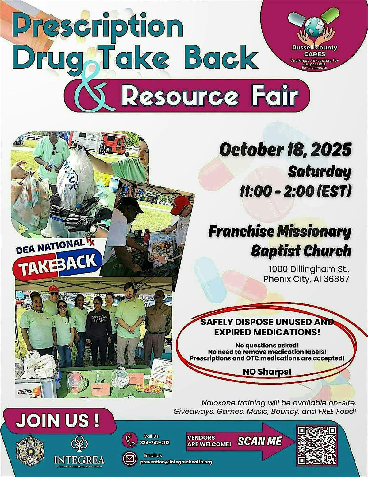 Prescription Drug Take Back & Resource Fair