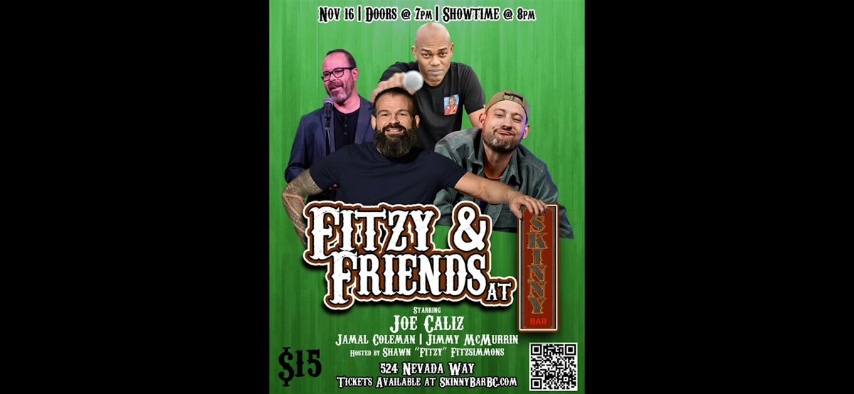 Fitzy & Friends Stand-Up Comedy November 16