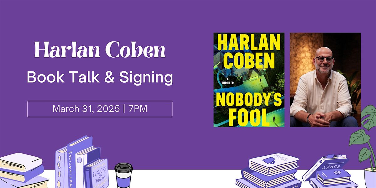 Harlan Coben Book Talk & Signing