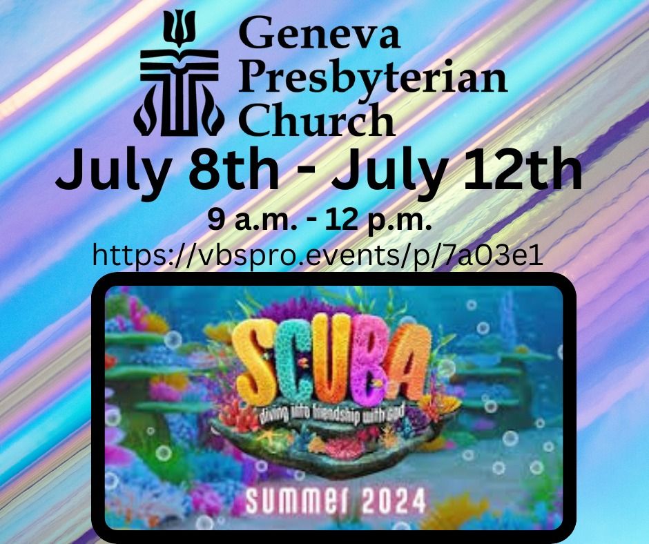 Geneva Presbyterian Church VBS-  SCUBA