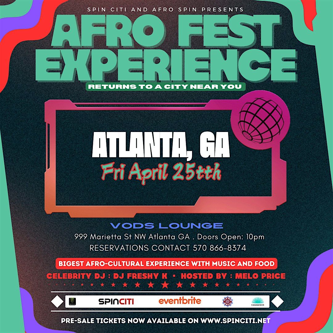 Afro Fest Experience 2025| ATLANTA GA