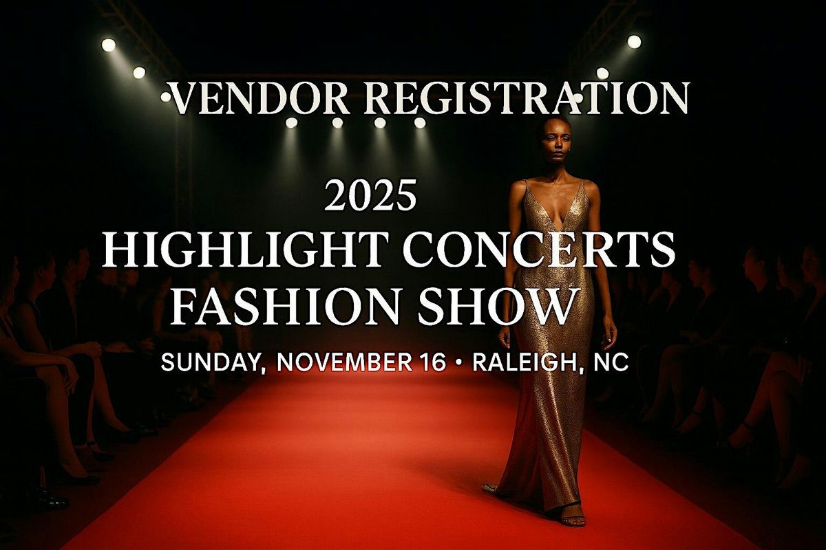 Fashion Show Vendor Registration