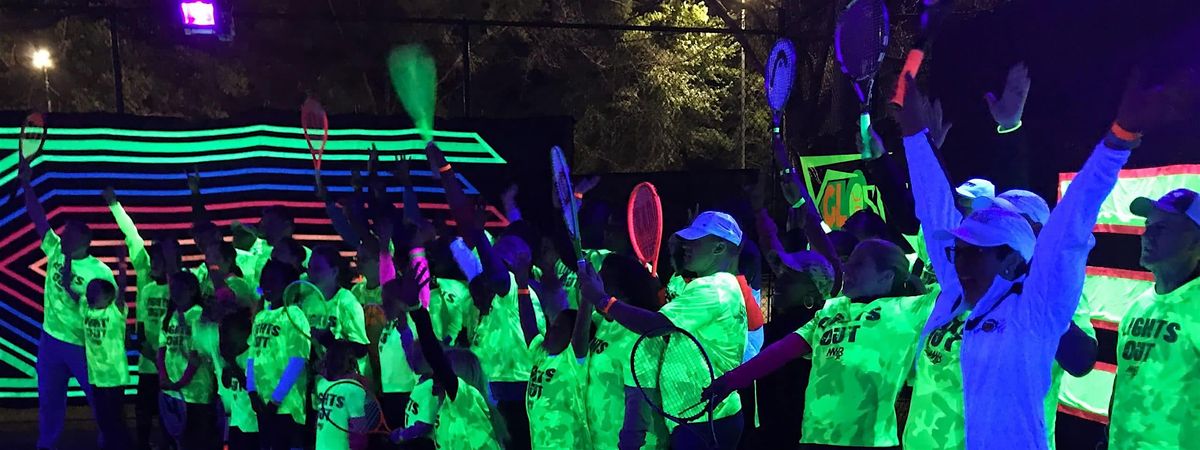 Play Tennis Gainesville -XGLOSIVE  Glow in the dark Tennis