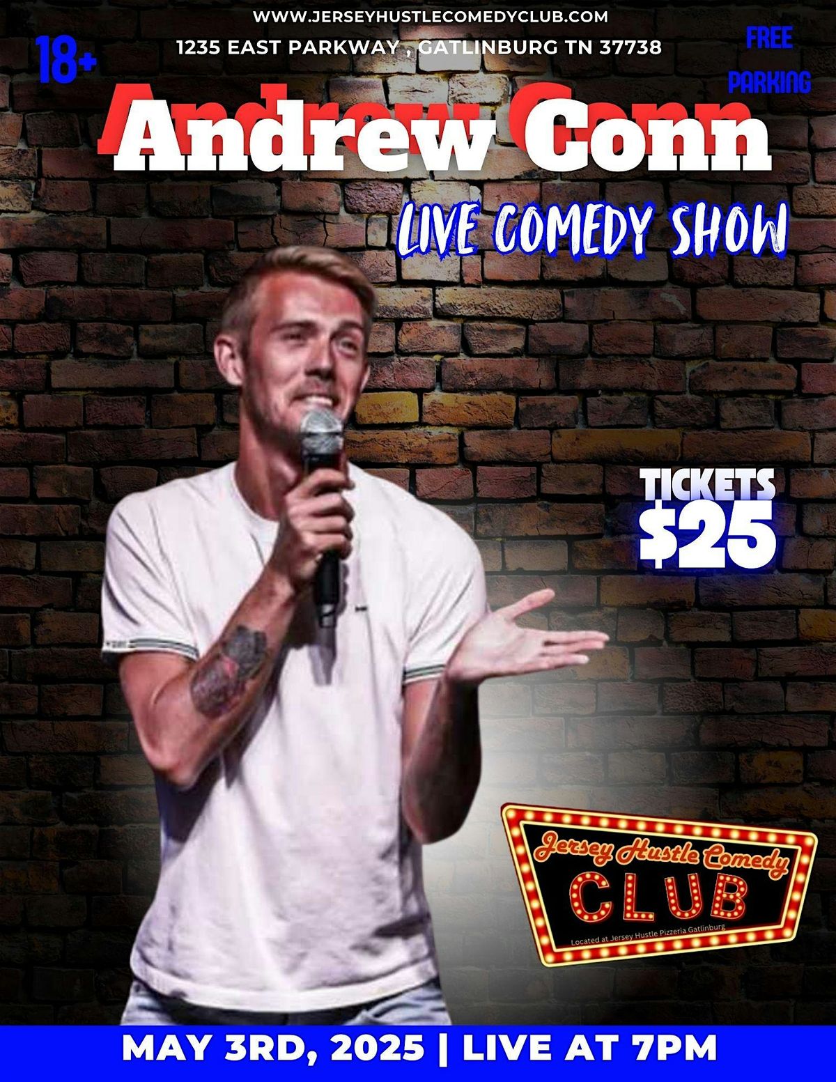 Andrew Conn Live @ Jersey Hustle Comedy Club