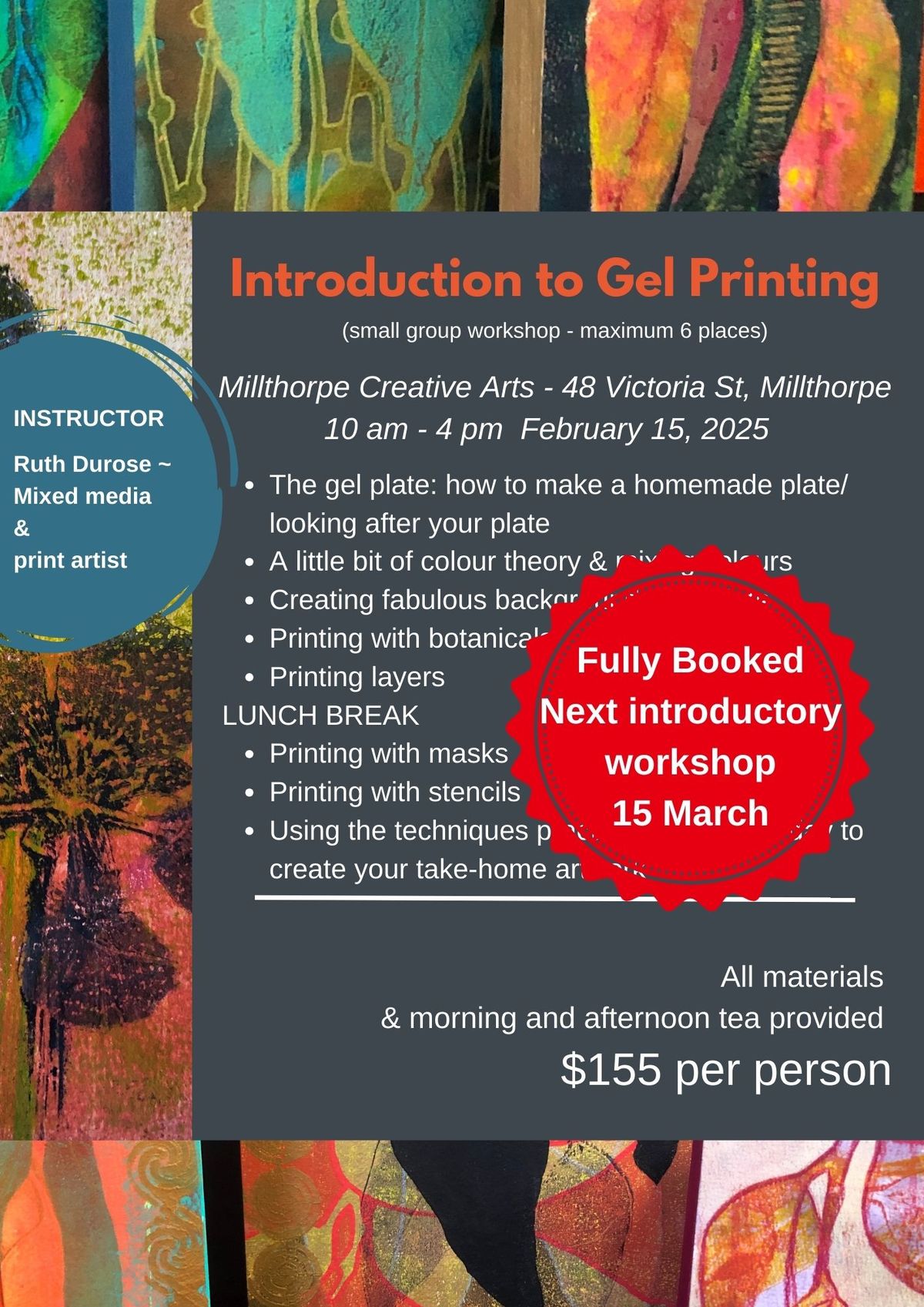 Introduction to Gel Printing Workshop