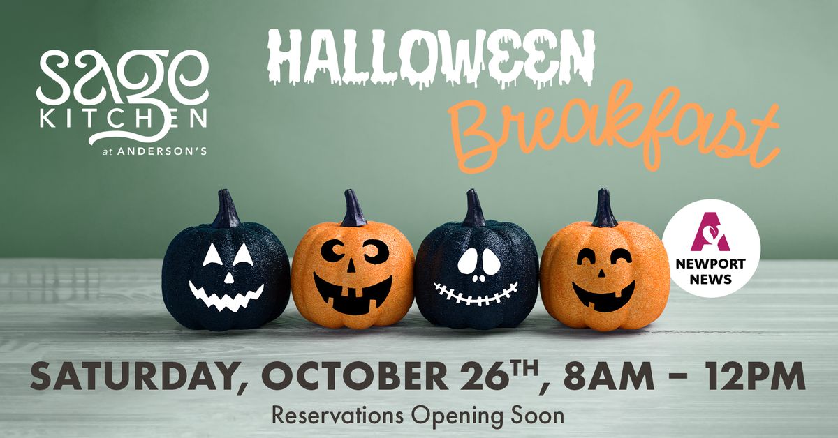 Halloween Breakfast at Sage Kitchen in Newport News