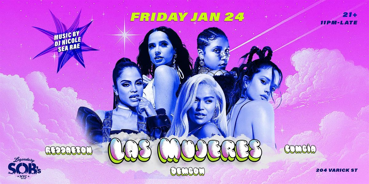 Las Mujeres: Reggaeton, Dembow, Cumbia Party