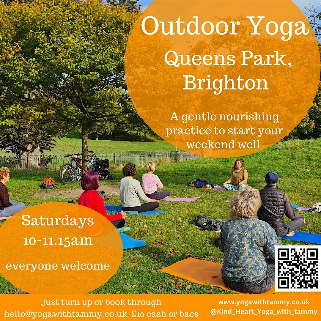 Outdoor Gentle Yoga, Queen's Park - Brighton, Saturdays 10-11.15am