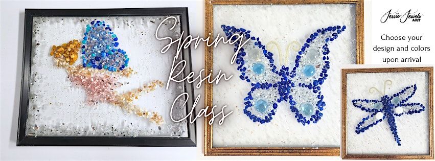 Spring Resin Class at Moonstone Art Studio