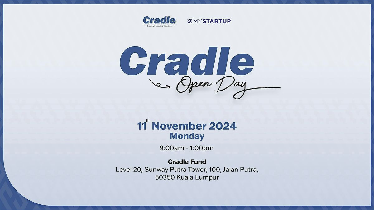 Cradle Open Day Final\u0113