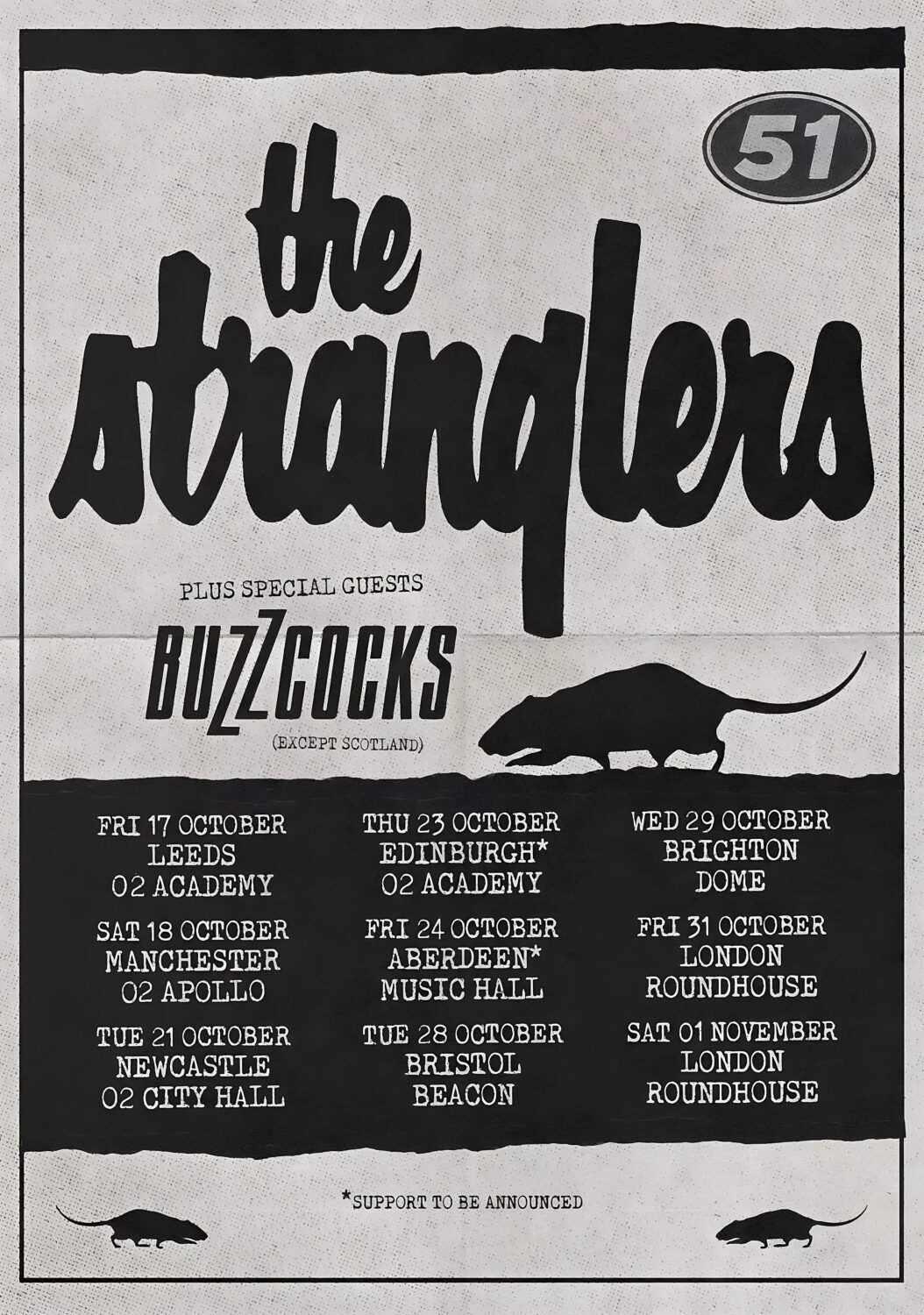 The Stranglers Brighton Tickets