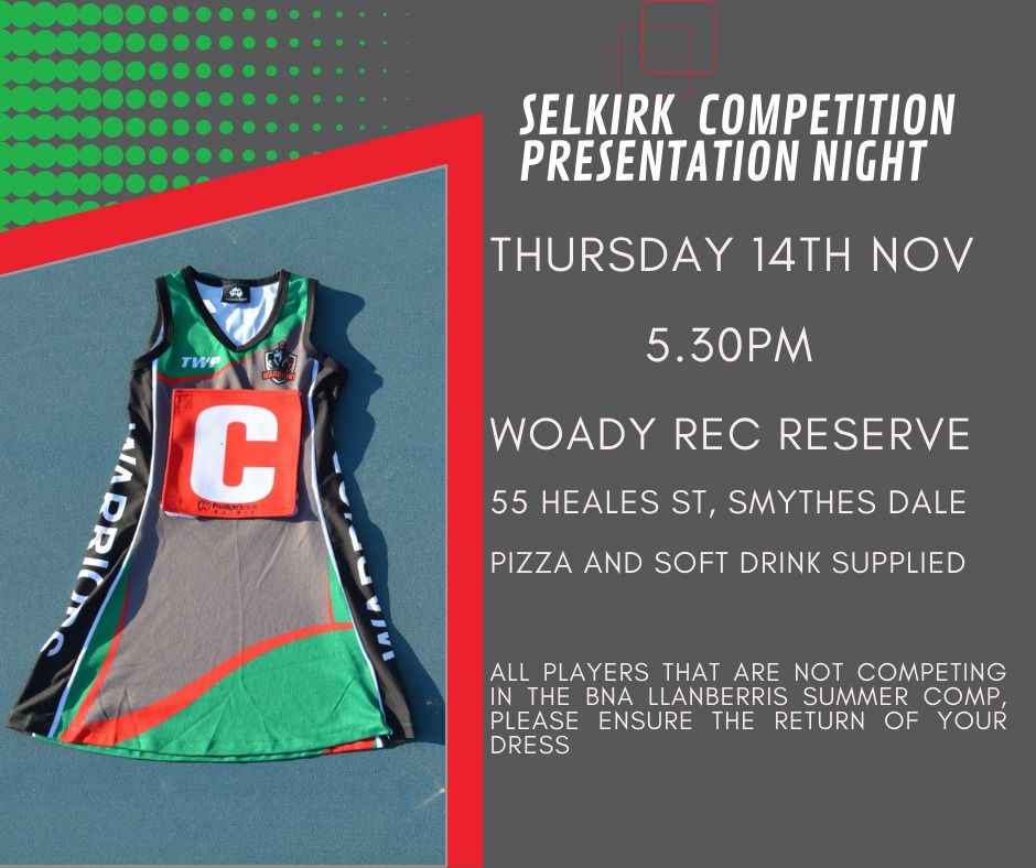 Selkirk Compition Presentation Night