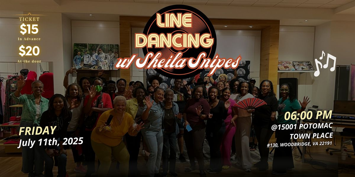 Line Dance with Sheila Snipes.