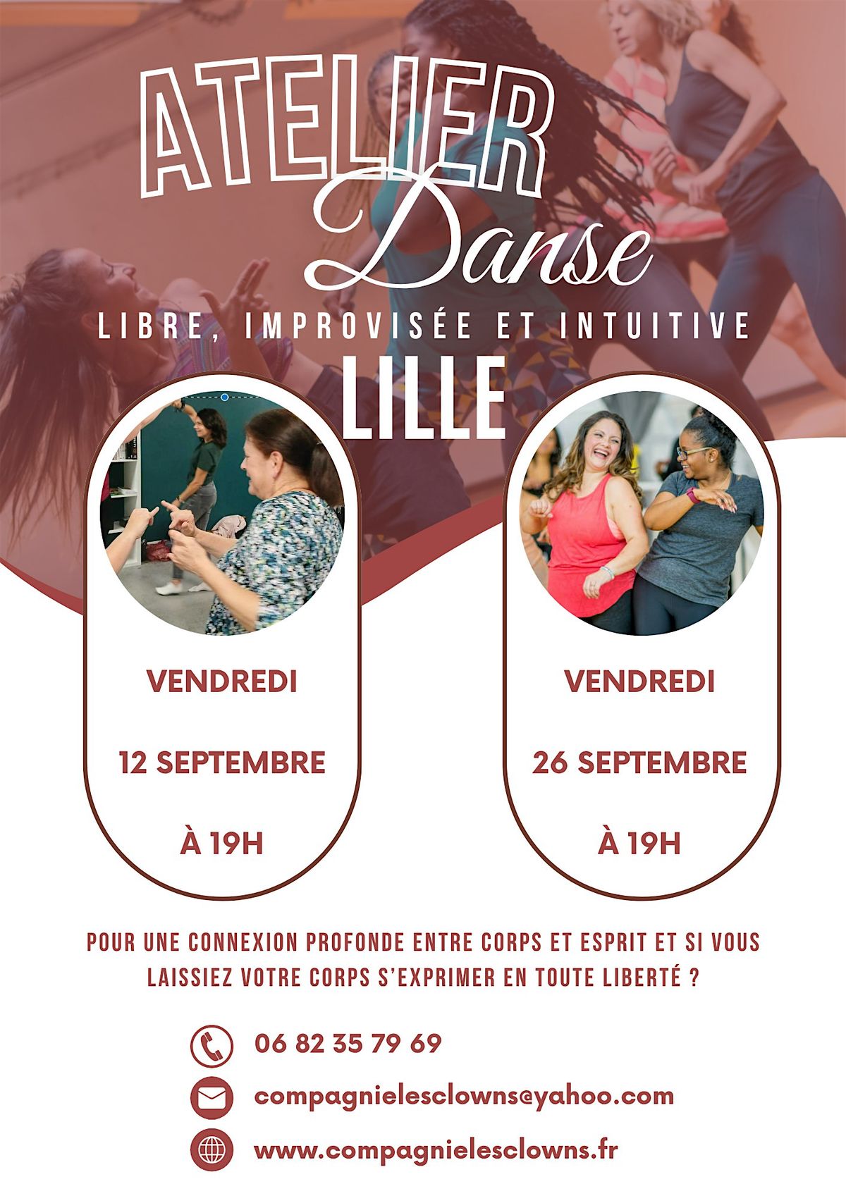 Danse livre improvis\u00e9e et intuitive