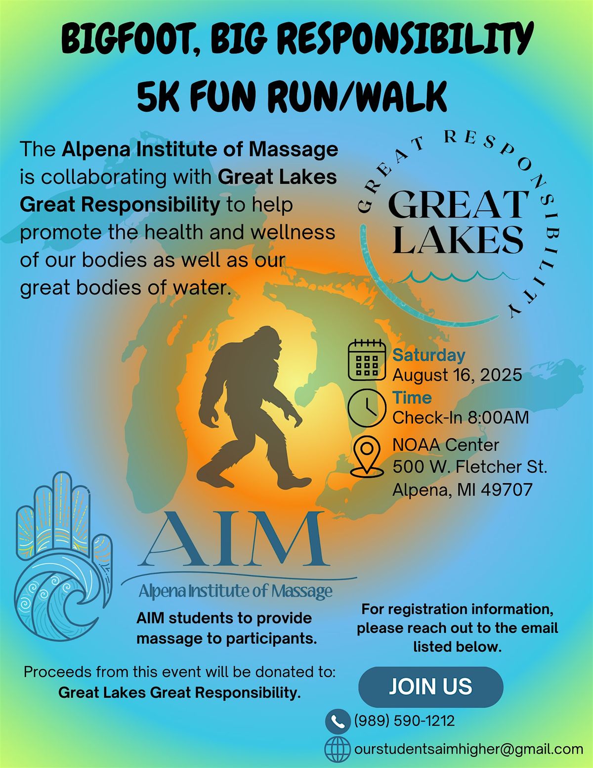 Big Foot Big Responsibility 5k Fun Run\/Walk