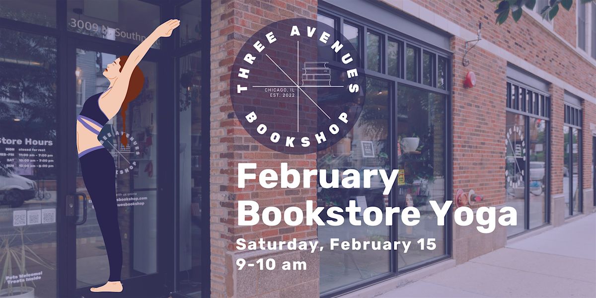 BYOMat Bookstore Yoga for February