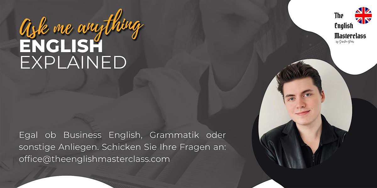 Ask Me Anything: Englisch Erkl\u00e4rt!