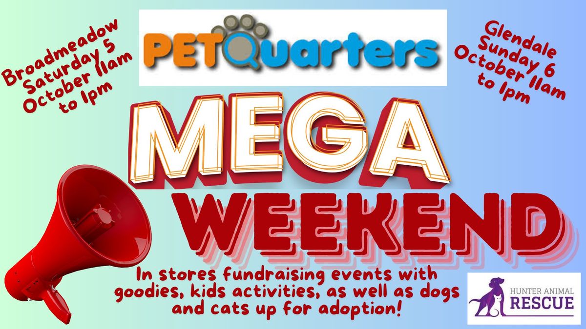 PETQuarters and Hunter Animal Rescue in store event!