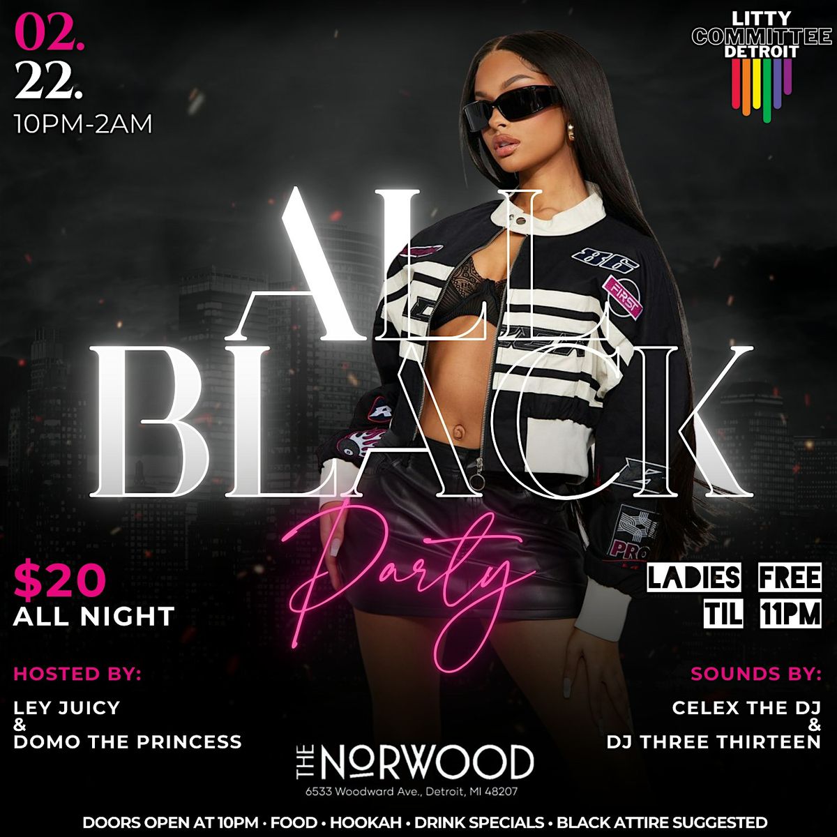 All Black Party at The Norwood