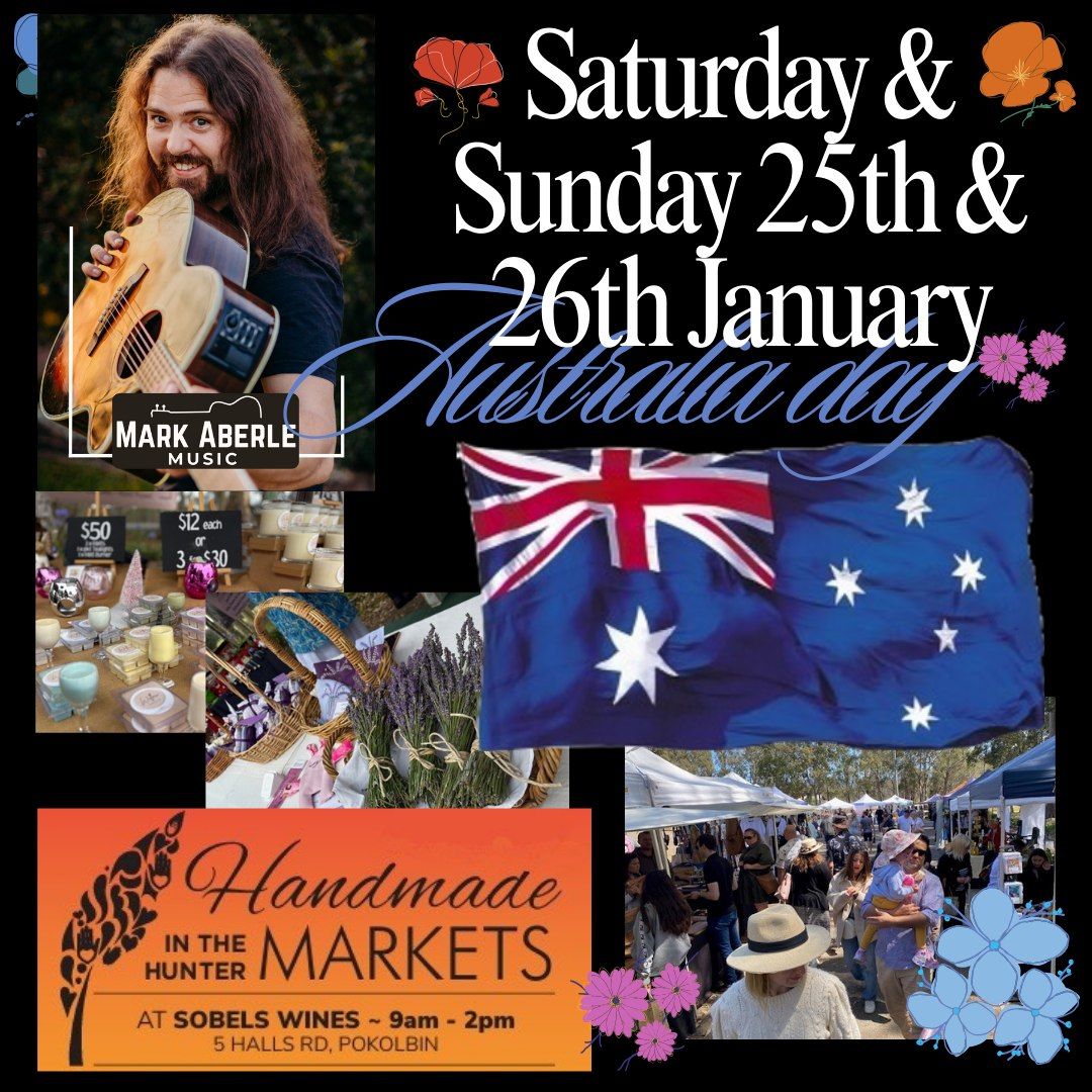 Handmade in the Hunter Markets- Australia day two-day event!