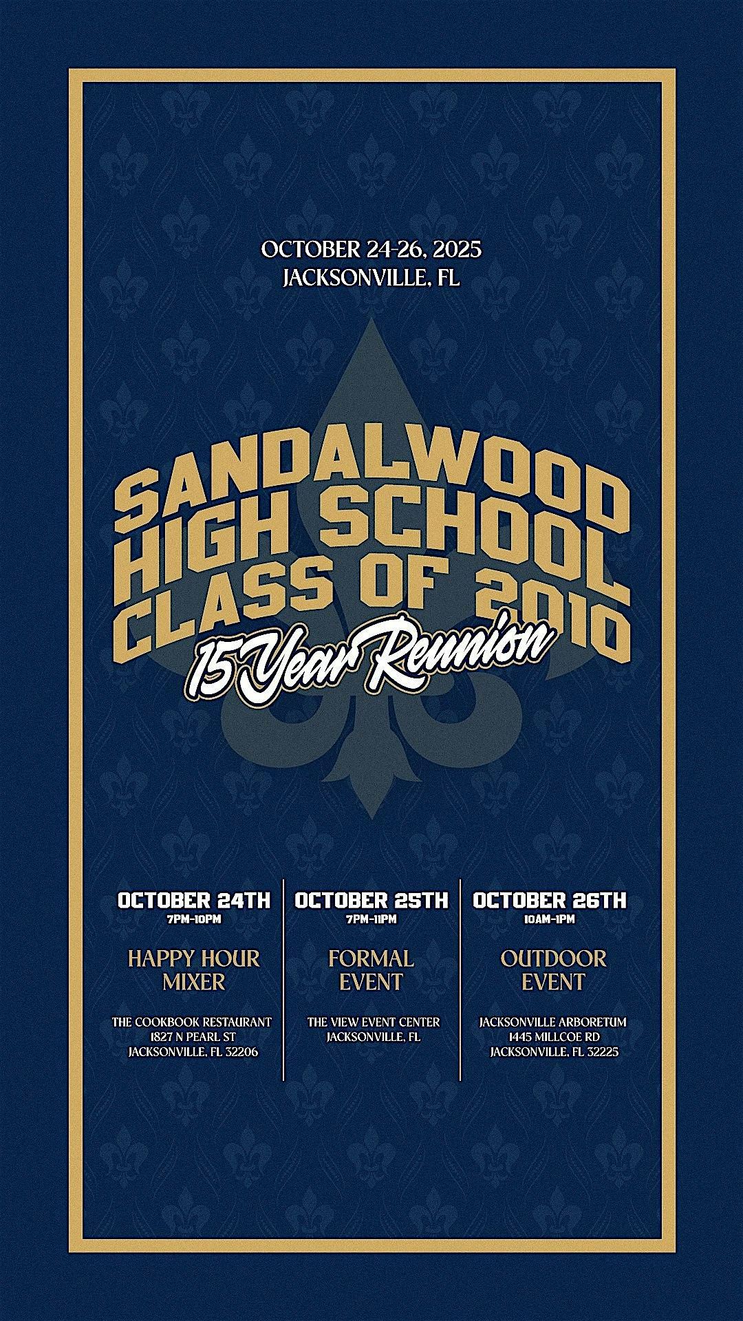 Sandalwood Class of 2010: 15 Year Class Reunion