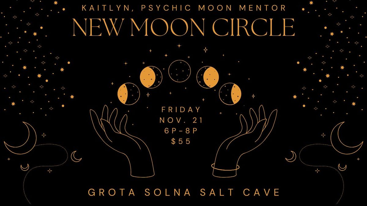 New Moon Circle & Psychic Readings in the SALT CAVE Grota Solna