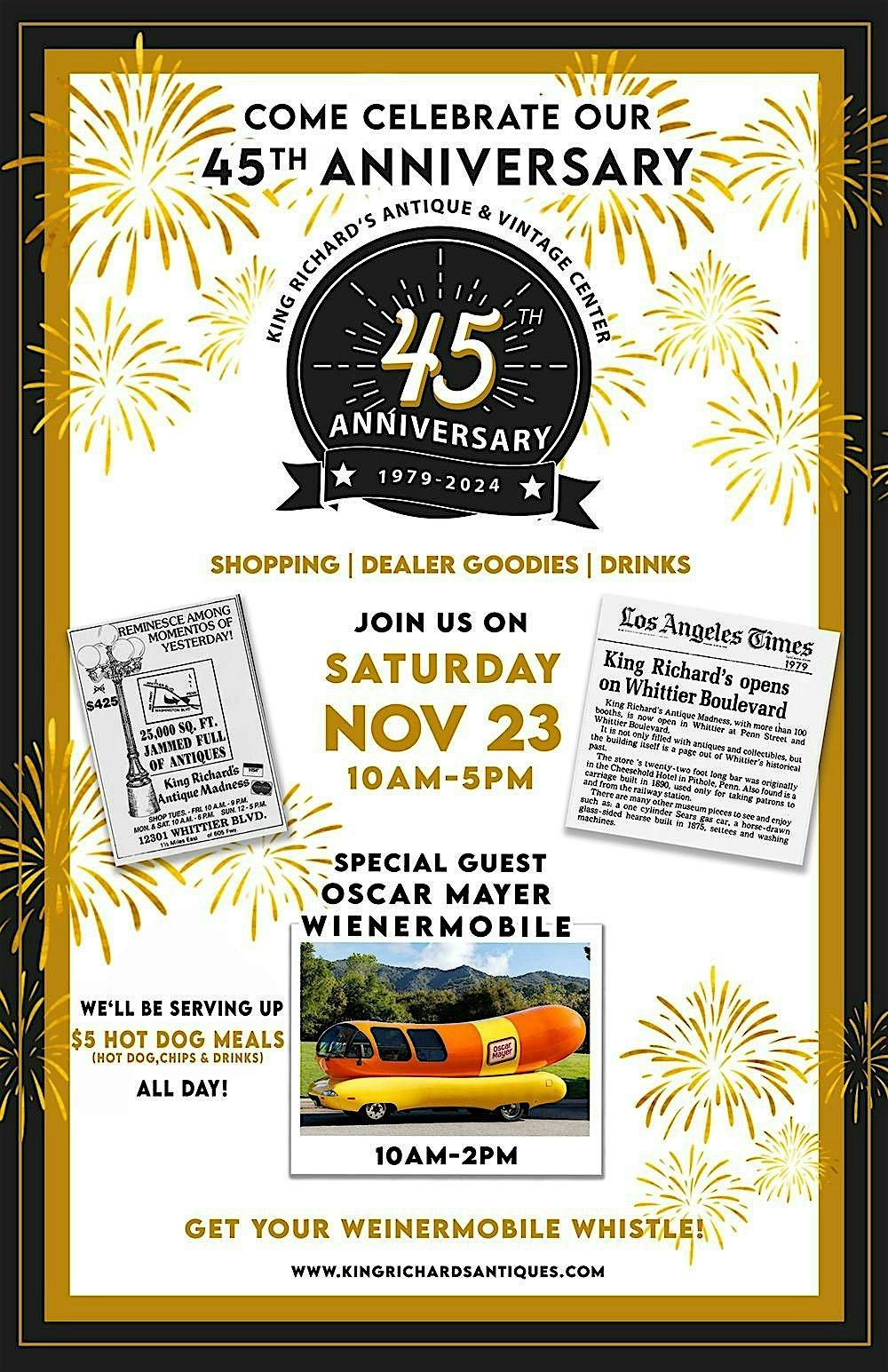 KR 45th Anniversary Celebration w\/Oscar Mayer Weiner-mobile