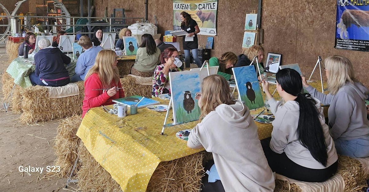 Painting at the farm 'Chicken' & Animal encounter @Mcneils Mill, Doncaster