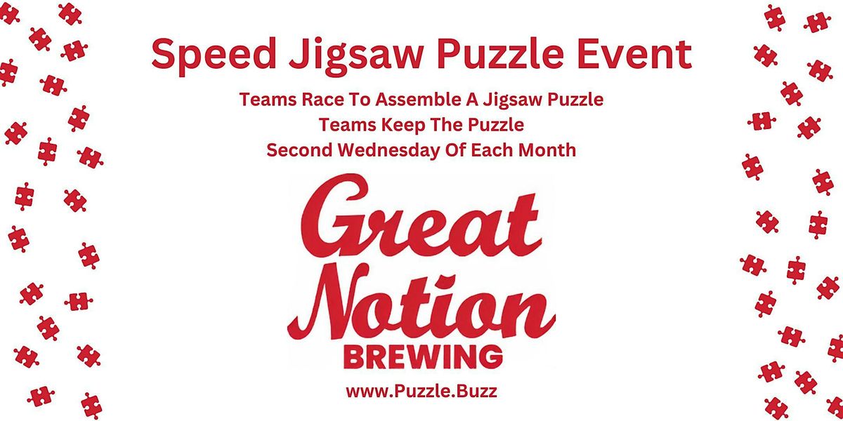 Speed Puzzling at Great Notion Brewing (Georgetown) in Seattle, WA