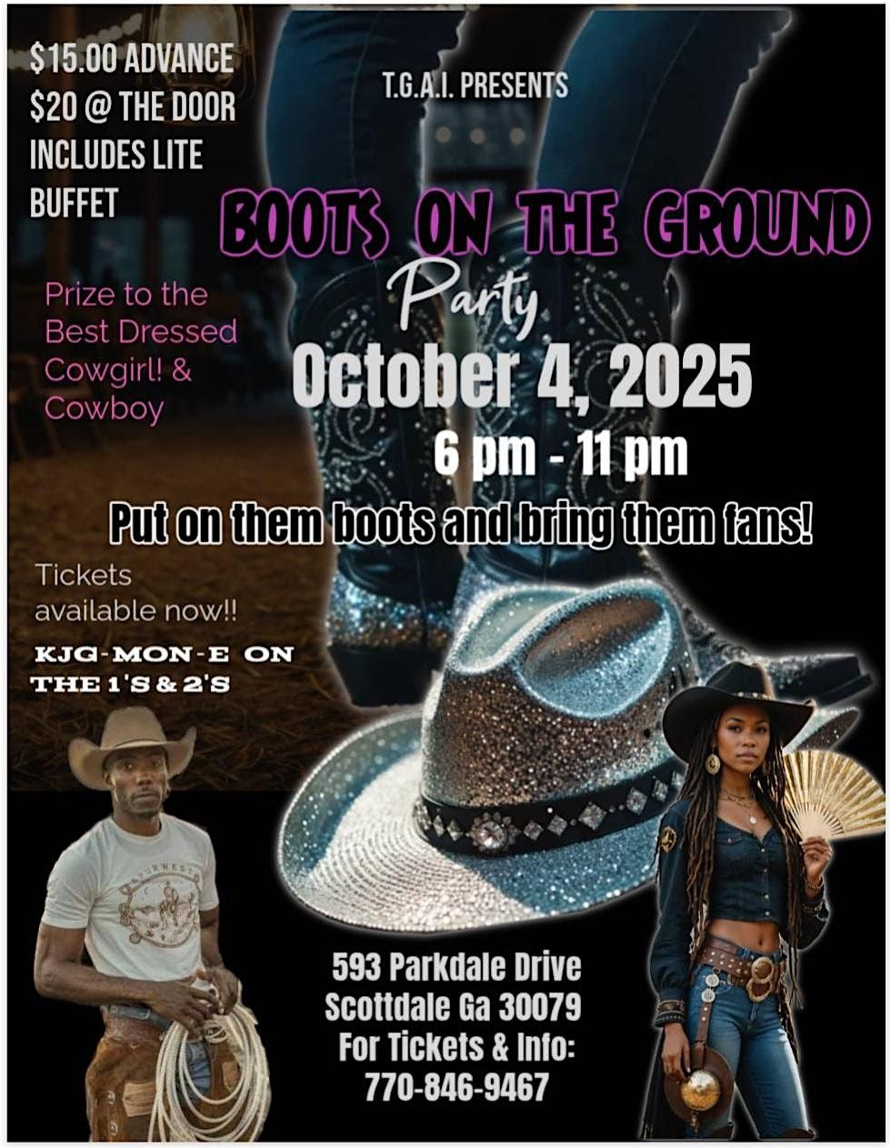 BOOTS ON THE GROUND PARTY