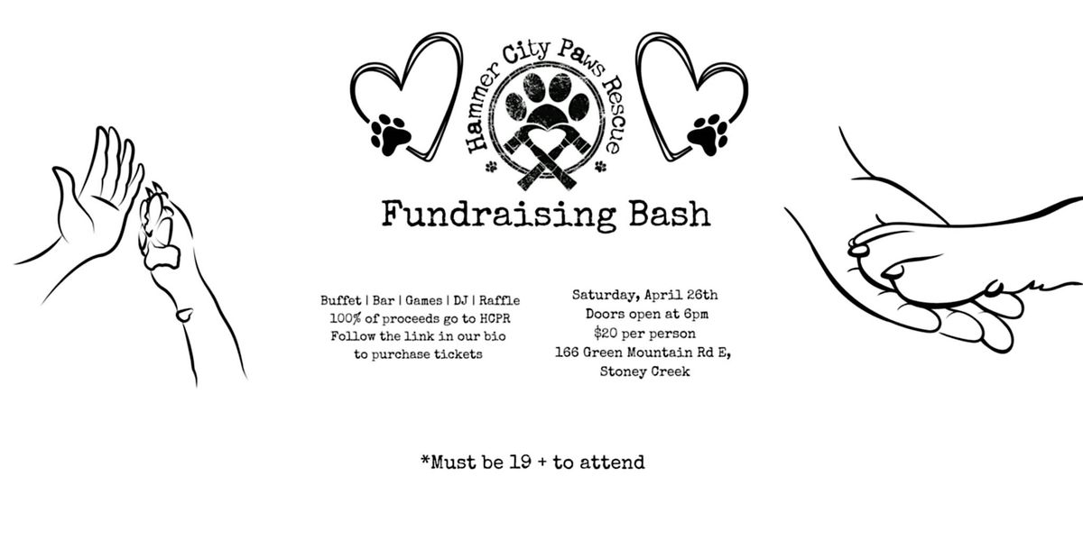 Hammer City Paws Rescue Fundraiser Bash