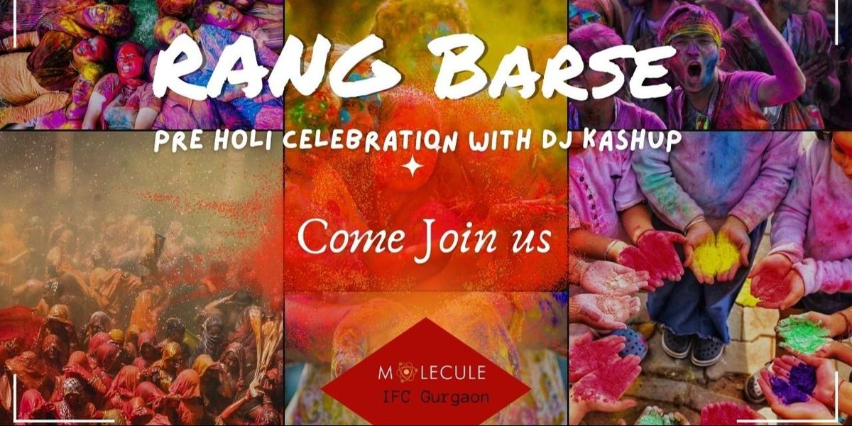 RANG Barse Pre Holi Party