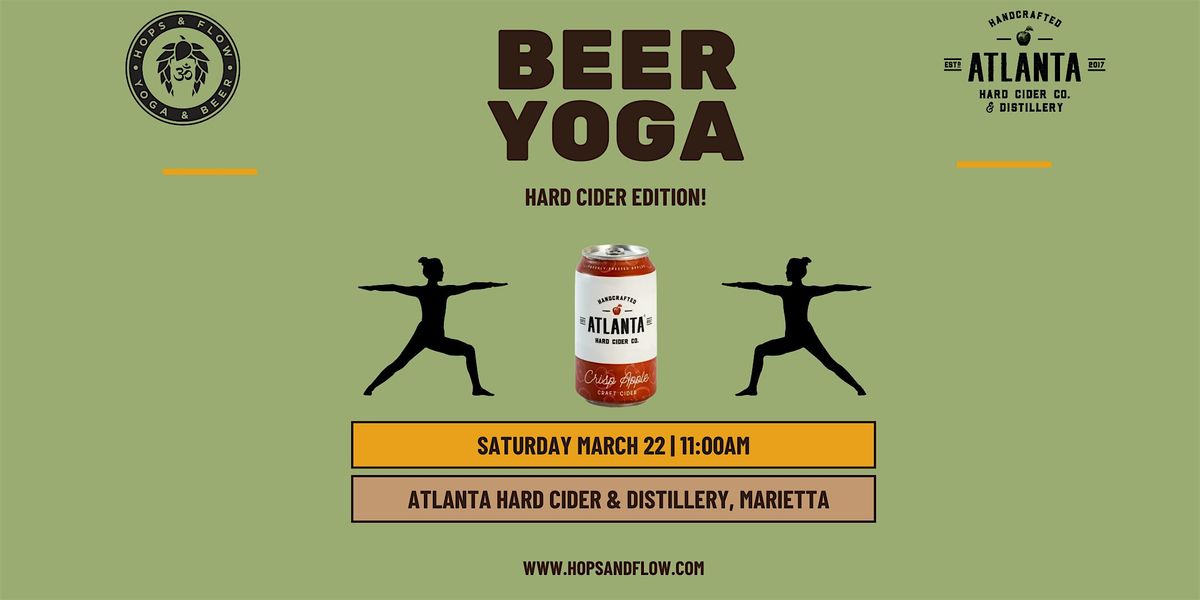 Hops & Flow Beer Yoga at Atlanta Hard Cider & Distillery