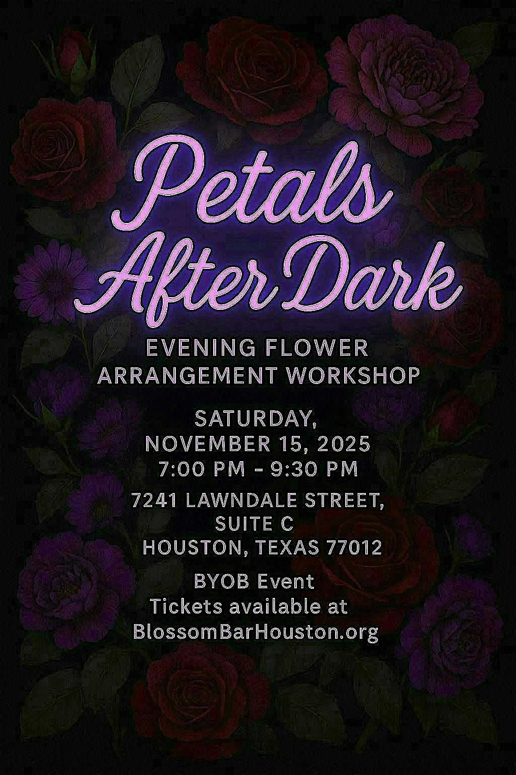 Petals After Dark (Evening Flower Arrangements)