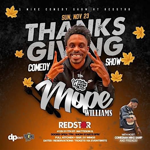 I Mike Comedy Show at Redstar Thanksgiving Edition