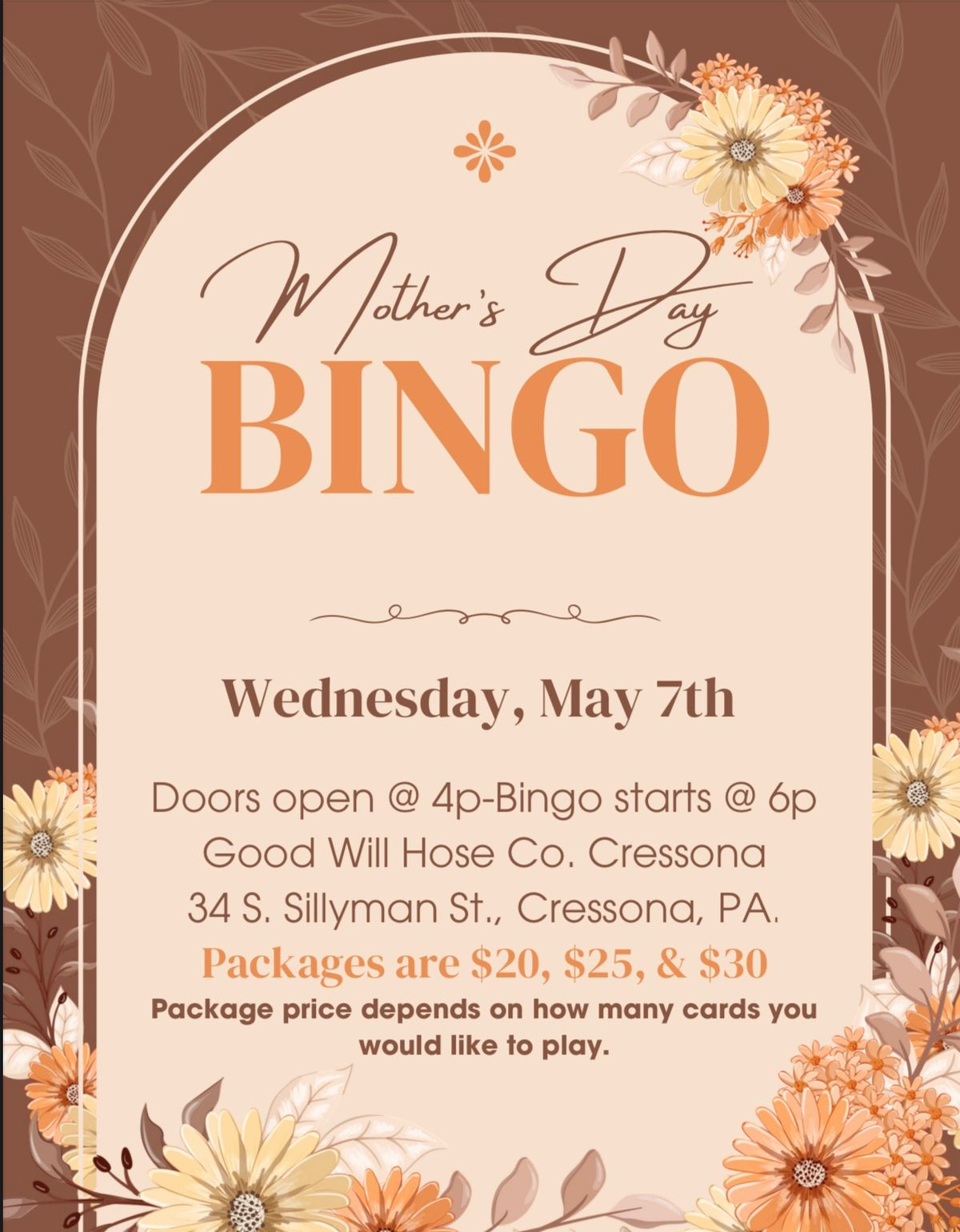 Mother\u2019s Day Bingo