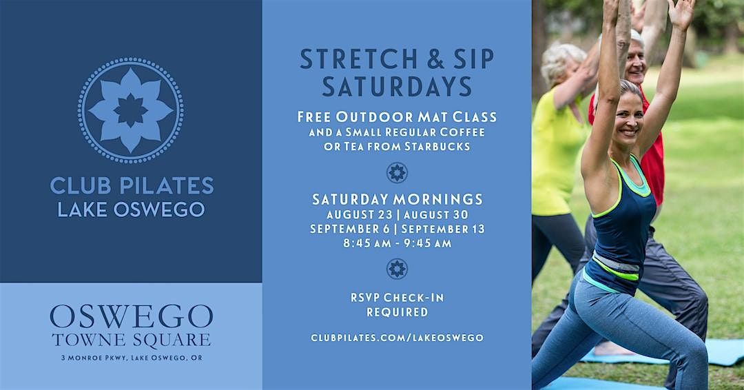 Stretch & Sip Saturdays