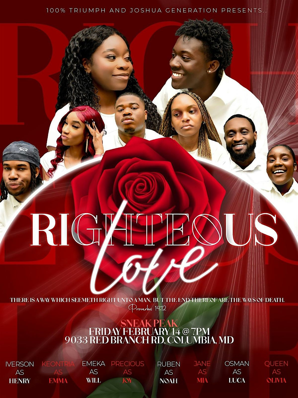 Righteous Love: A Stage Production