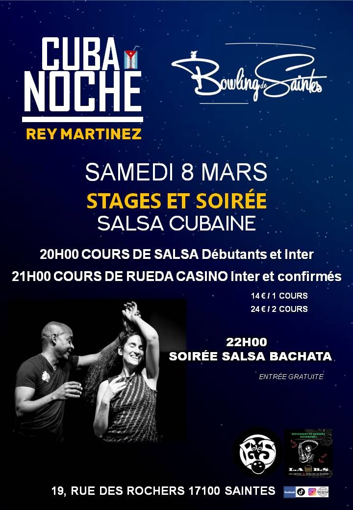 CUBA NOCHE Stages et soir\u00e9e Salsa & Bachata