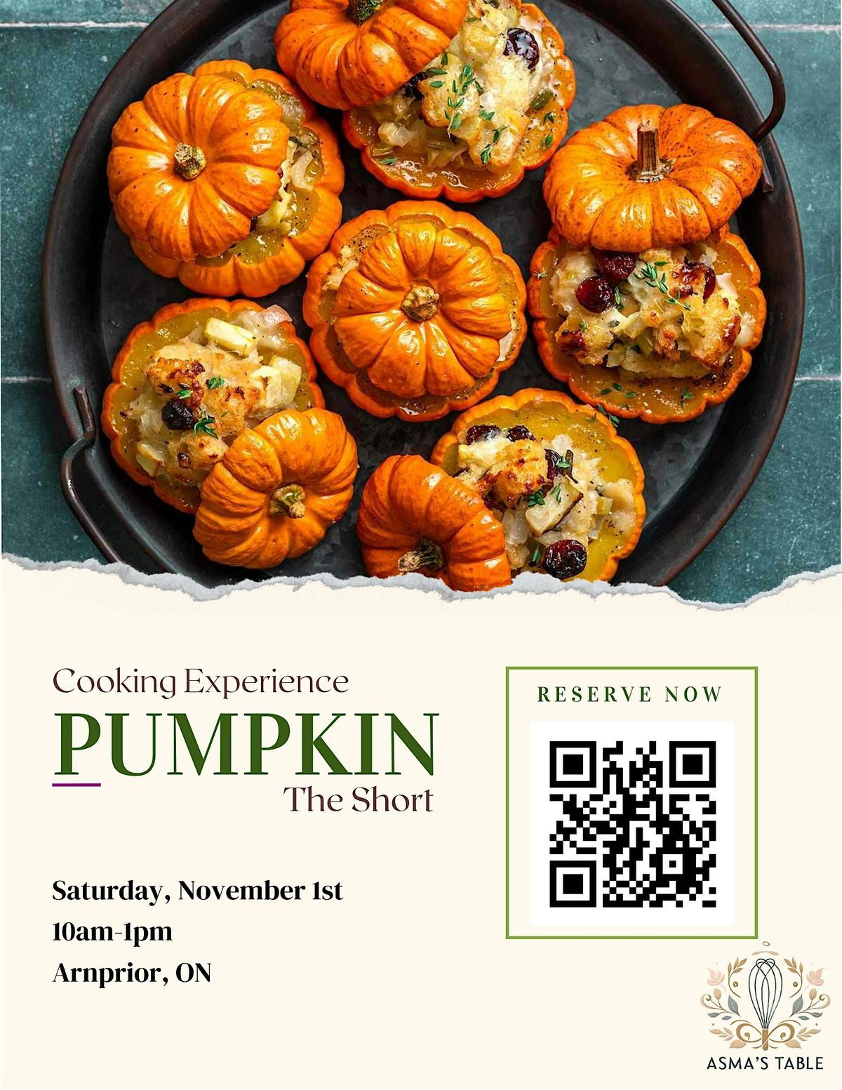 Pumpkin Cooking Experience