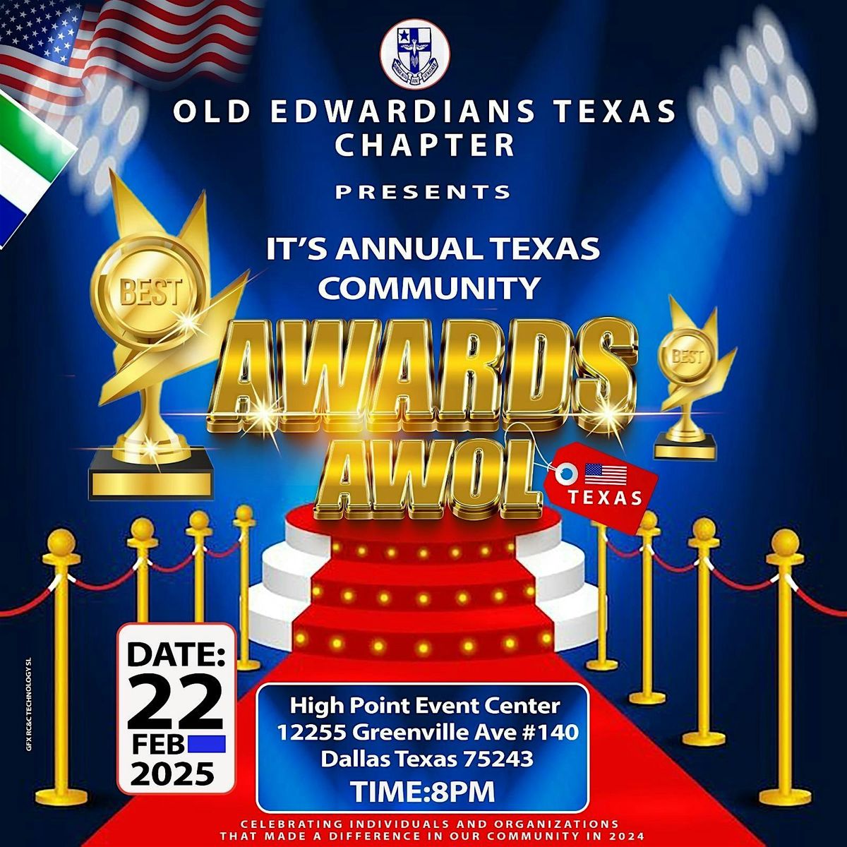 Old Edwardians Alumni Association Texas 2024 AWOL Community Awards