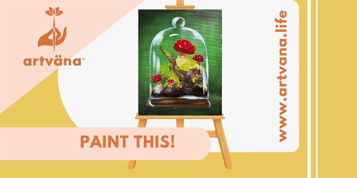 Artvana Paint & Sip at the 15% Board Game Cafe Tacoma September 2025