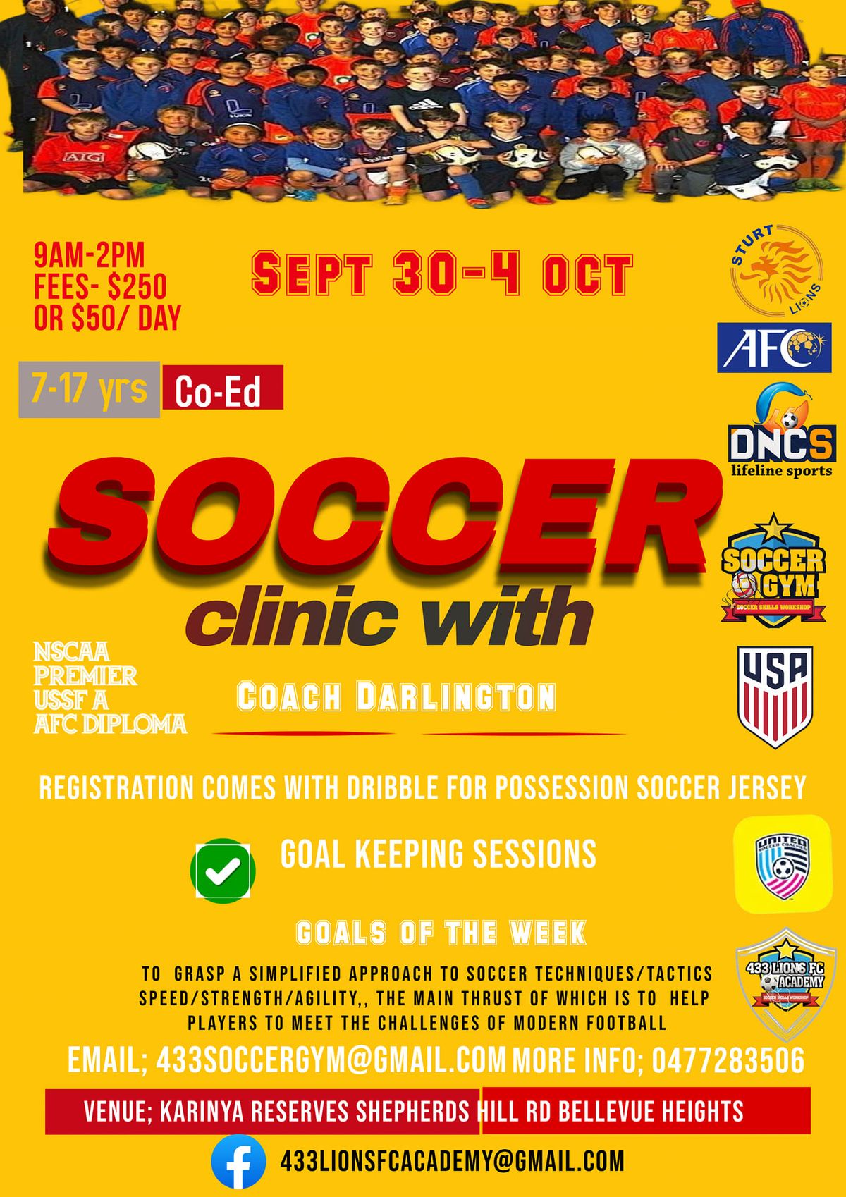 433 Soccer Clinic