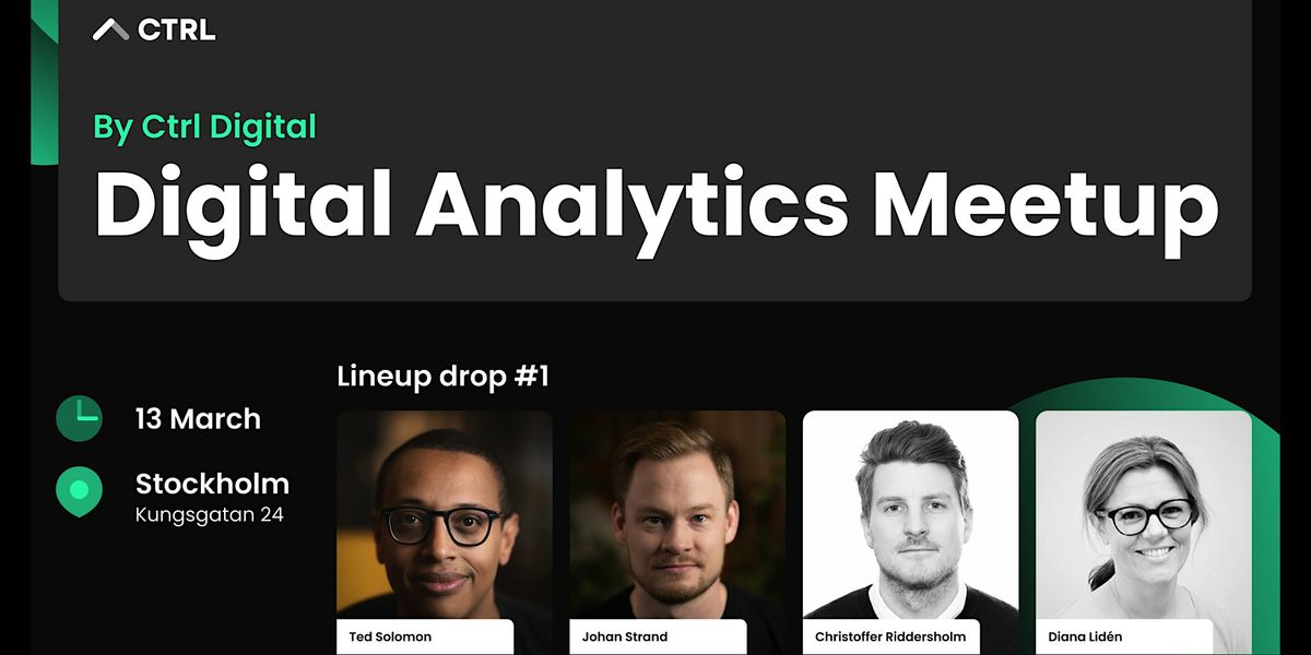 Digital Analytics Meetup by Ctrl Digital (Stockholm)