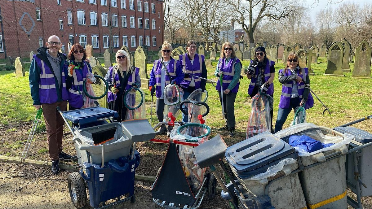 Jewellery Quarter Litter Pick- Birmingham cemeteries