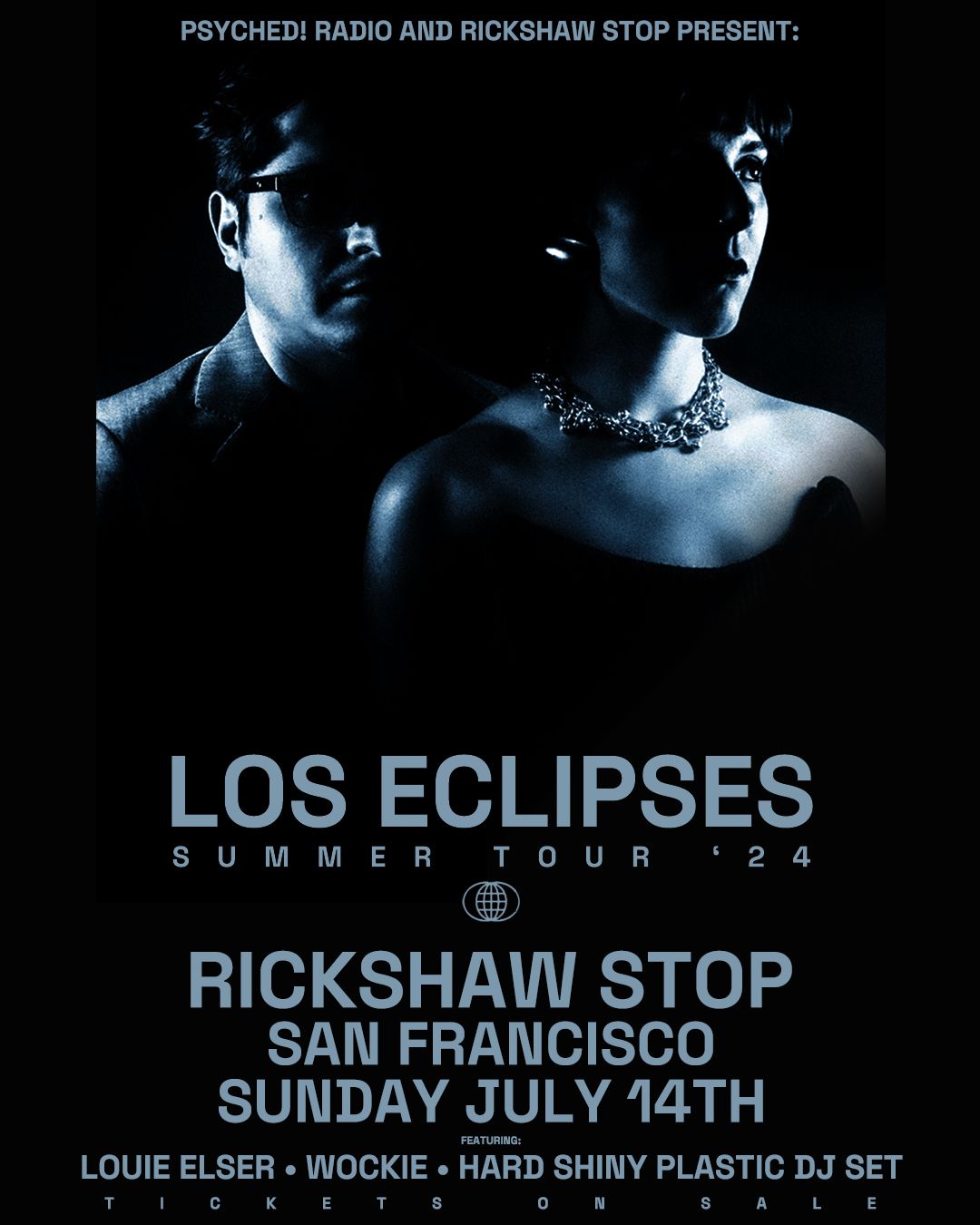 LOS ECLIPSES + Louie El Ser + Wockie at Rickshaw Stop + Psyched Radio