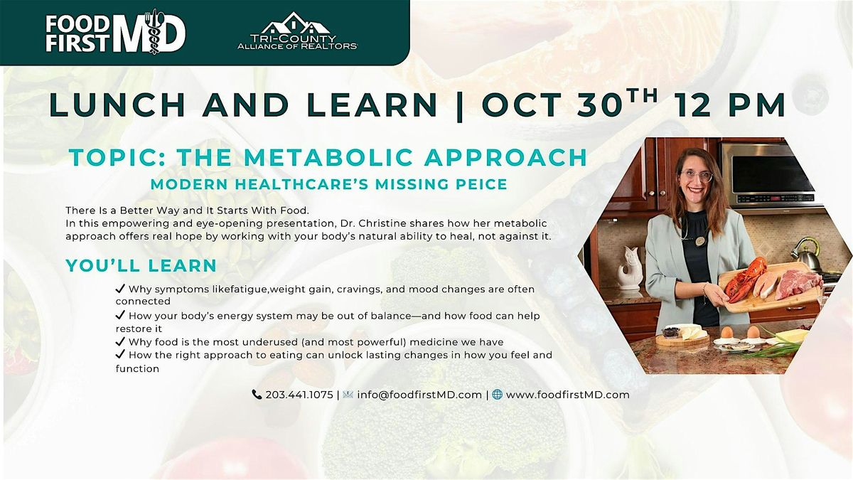 Lunch & Learn with Food First MD | October 30th at 12 PM