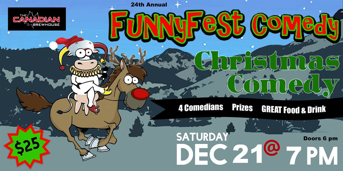 CHRISTMAS COMEDY Party SHOW - Saturday, December 21 @ 7pm - Calgary \/ YYC